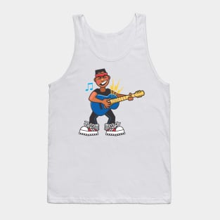 Boy Playing Guitar - Funny Tank Top